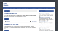 Desktop Screenshot of guitarmoments.com